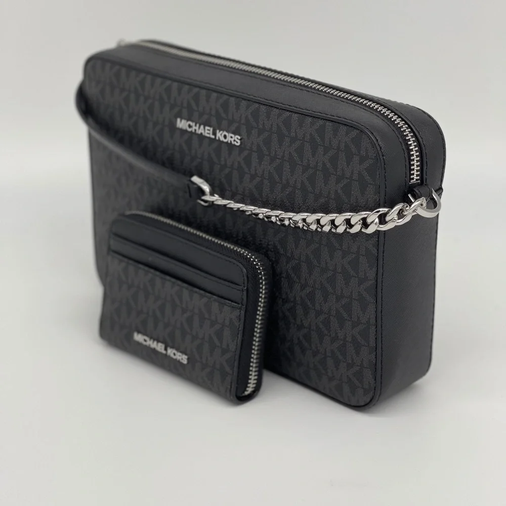 Michael Kors LG EW Crossbody & Case Card Wallet